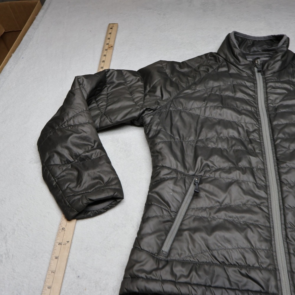 REI Jacket Womens Medium Black Insulated Full Zip Light Pack Quilted Puffer Snow - Picture 2 of 13
